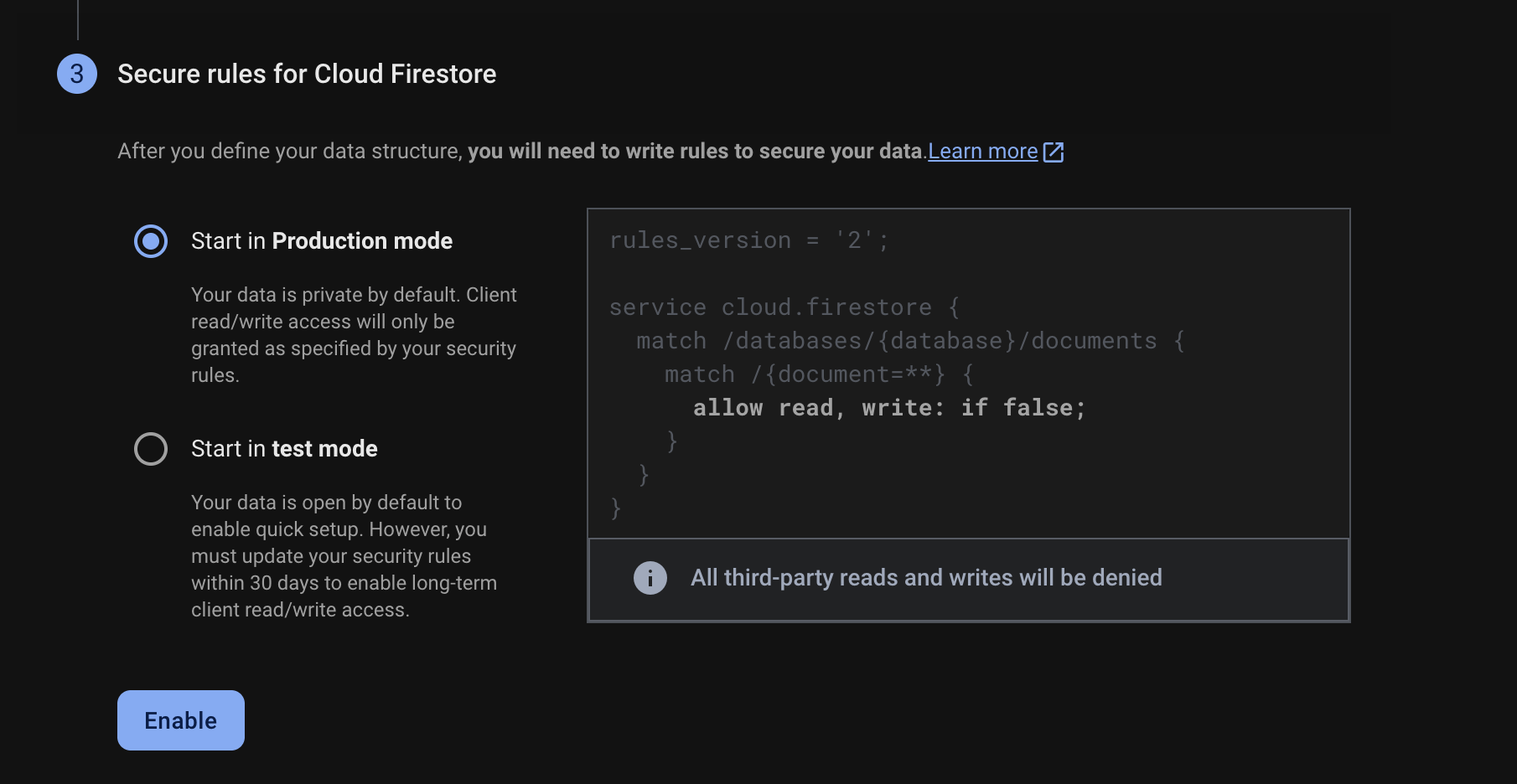Cloud Firestore UI